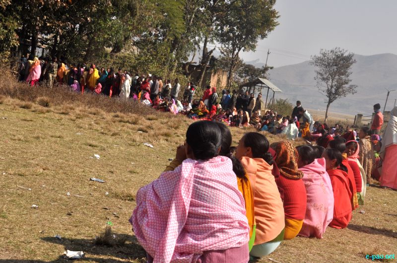 People going to the poll on Election Day in various places of Manipur :: January 28 2012