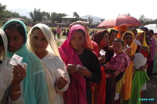 Polling at Moirang by-election ::  Dec 27, 2008
