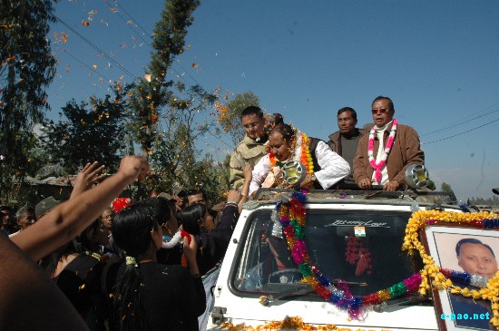 Winner of  Moirang by-election ::  December 30, 2008