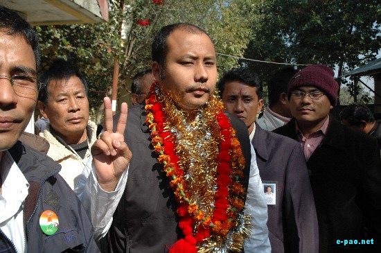 Winner of  Moirang by-election ::  December 30, 2008