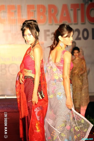 Traditional Manipuri dresses as seen at the Fashion Show at IITF in New Delhi, India on 23 November 2011