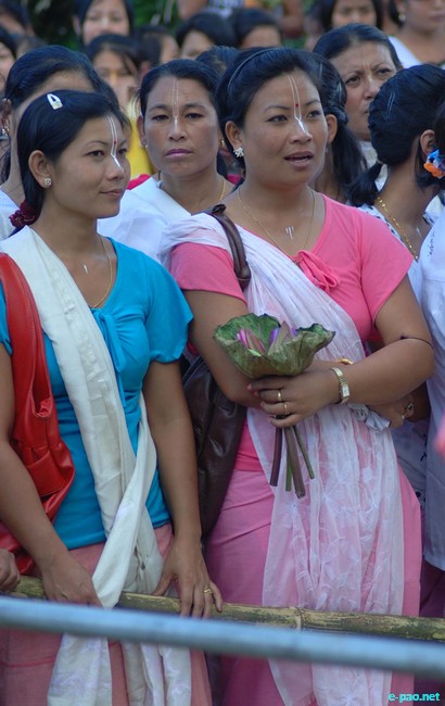 Bor Day of Durga Puja Festival at  Hiyangthang Lairembi Temple  :: 04 October 2011