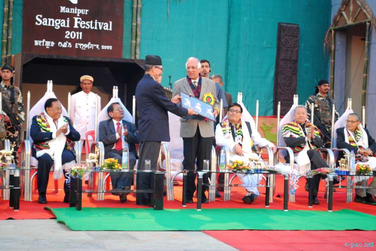 Prize Distribution on last day of Manipur Sangai Tourism Festival 2011 :: 30 November