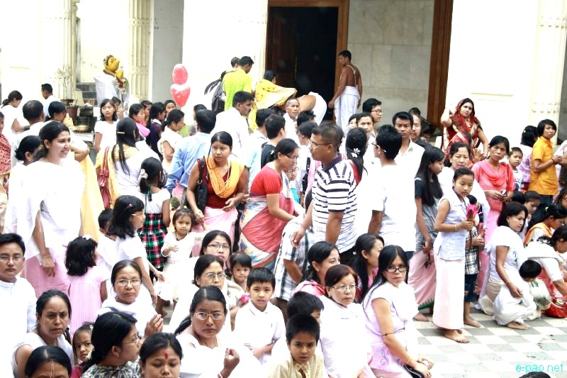 Shri Krishna Janmastami Celebration at Shri Shri Govindaji temple, Imphal - Part  2  :: 10th August 2012