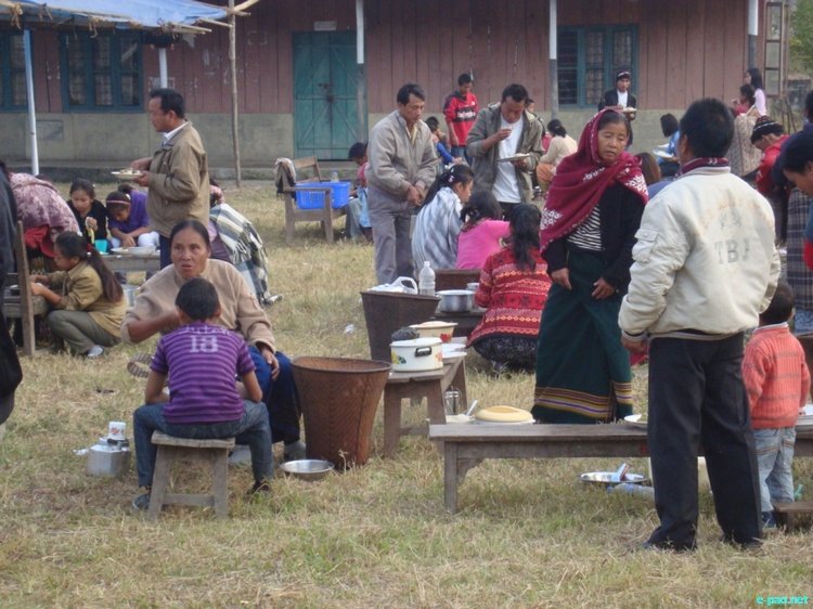 Christmas Feast and Lenkhom (Gathering) at Kangpokpi :: 25 December 2011