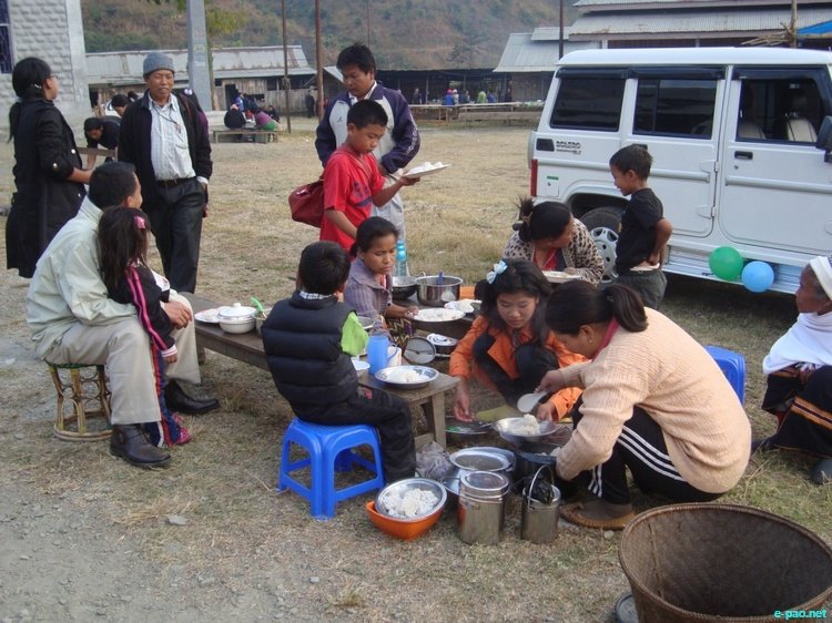 Christmas Feast and Lenkhom (Gathering) at Kangpokpi :: 25 December 2011