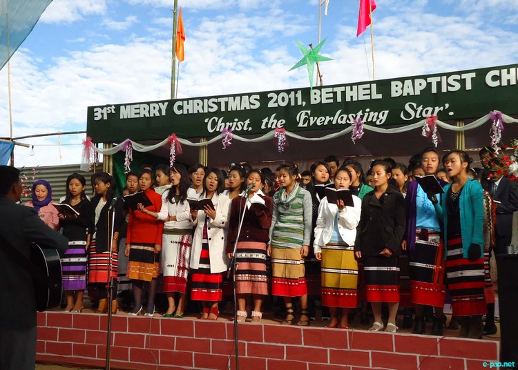Christmas at at Tamenglong on 25 December 2011