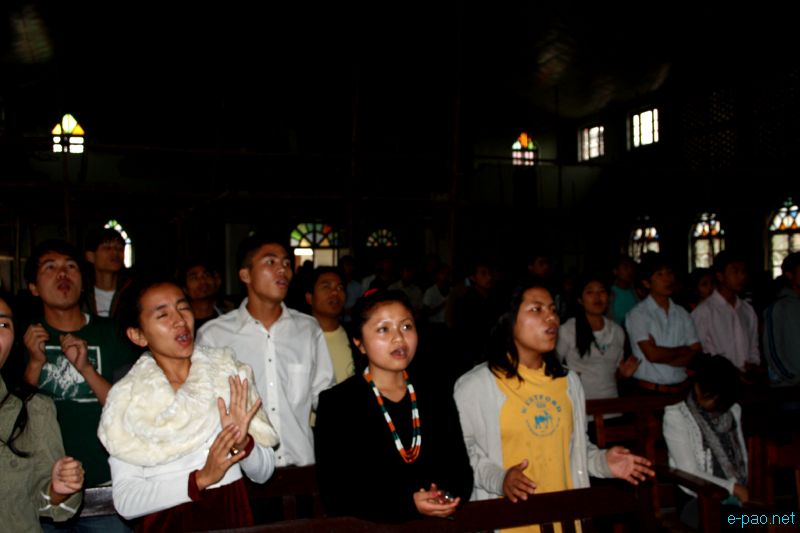 Easter Sunday at MBC Church, Chingmeirong, Imphal :: April 8 2012