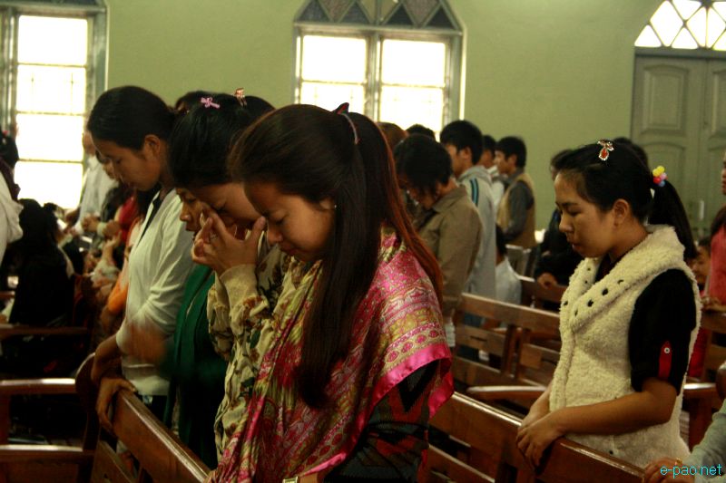 Easter Sunday at MBC Church, Chingmeirong, Imphal :: April 8 2012