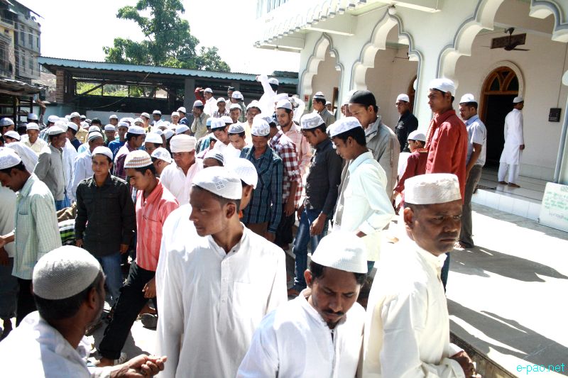 Muslims in Manipur celebrating Id-ul Adha  at Babupura, Imphal :: 27 October 2012