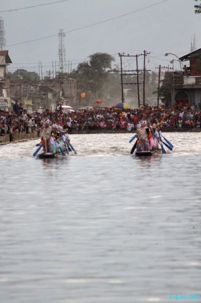 Heikru Hidongba - traditional boat race festival of Manipur celebrated at Bijoy Govinda Thangapat, Imphal :: September 26 2012