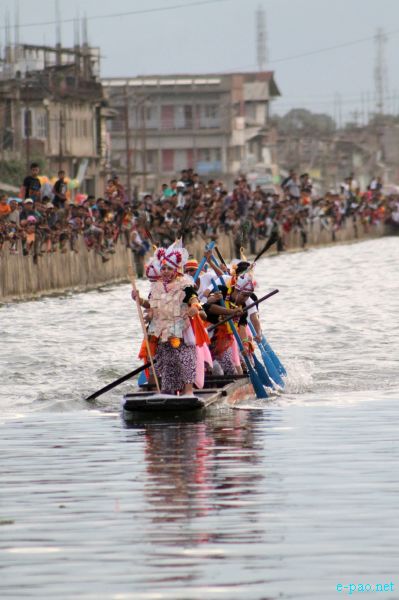 Heikru Hidongba - traditional boat race festival of Manipur celebrated at Bijoy Govinda Thangapat, Imphal :: September 26 2012
