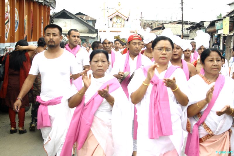 Kanglen - Last day of Kang in various places in Imphal city , Manipur :: June 29 2012