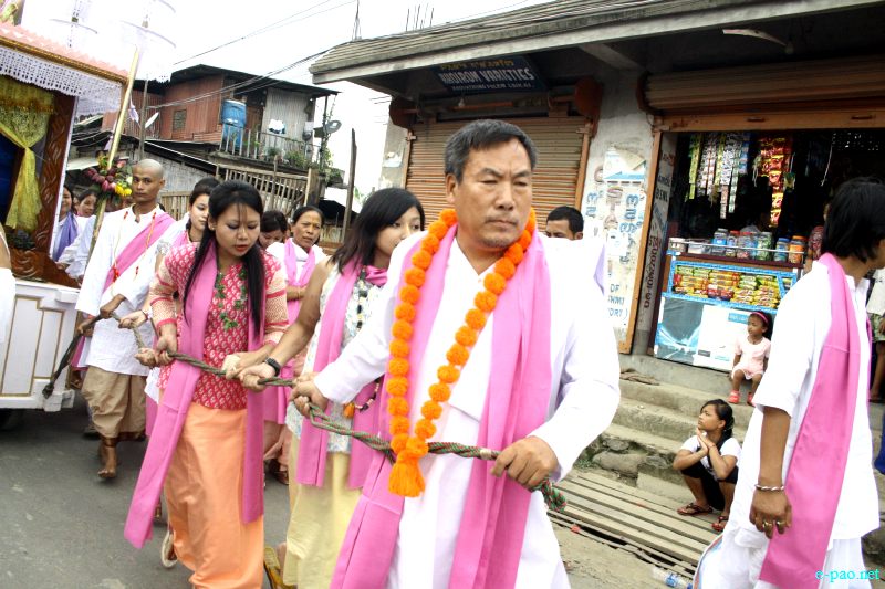 Kanglen - Last day of Kang in various places in Imphal city , Manipur :: June 29 2012