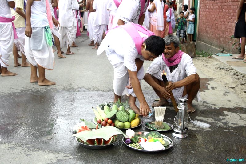 Kanglen - Last day of Kang in various places in Imphal city , Manipur :: June 29 2012