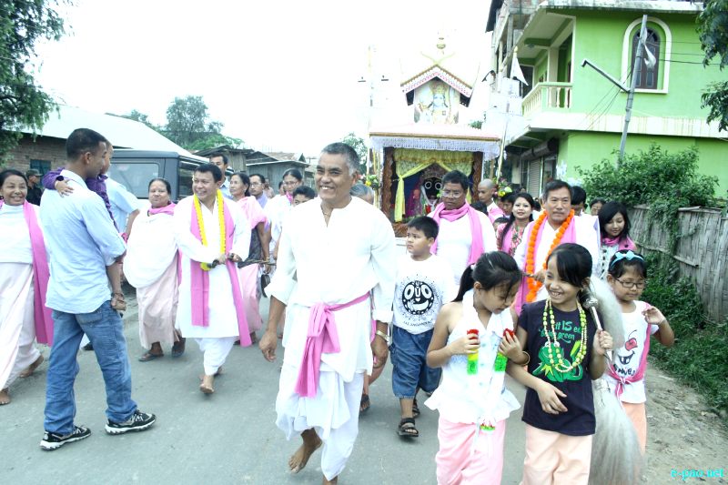 Kanglen - Last day of Kang in various places in Imphal city , Manipur :: June 29 2012