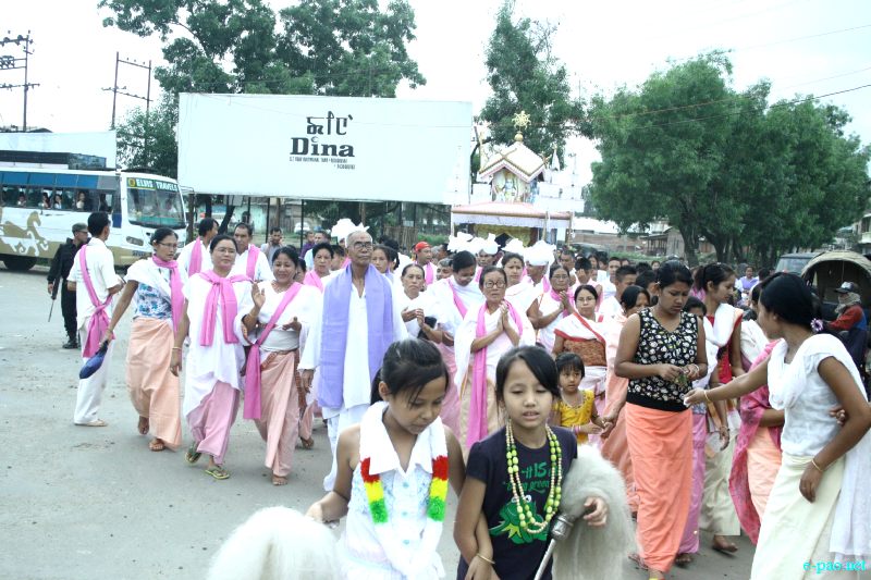 Kanglen - Last day of Kang in various places in Imphal city , Manipur :: June 29 2012