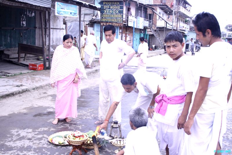 Kanglen - Last day of Kang in various places in Imphal city , Manipur :: June 29 2012