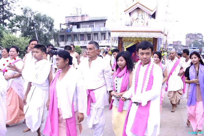 Kanglen - Last day of Kang in various places in Imphal city , Manipur :: June 29 2012