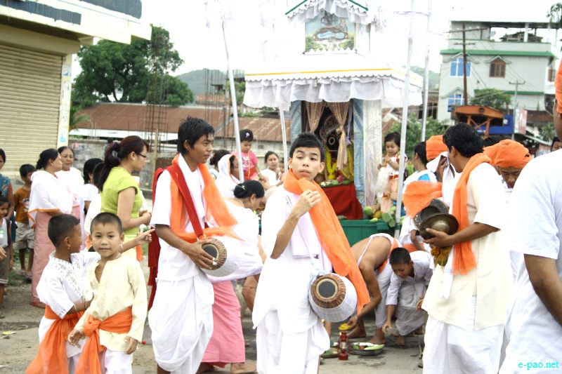 Kanglen - Last day of Kang in various places in Imphal city , Manipur :: June 29 2012