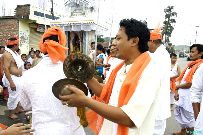 Kanglen - Last day of Kang in various places in Imphal city , Manipur :: June 29 2012
