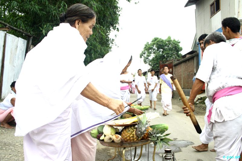 Kanglen - Last day of Kang in various places in Imphal city , Manipur :: June 29 2012