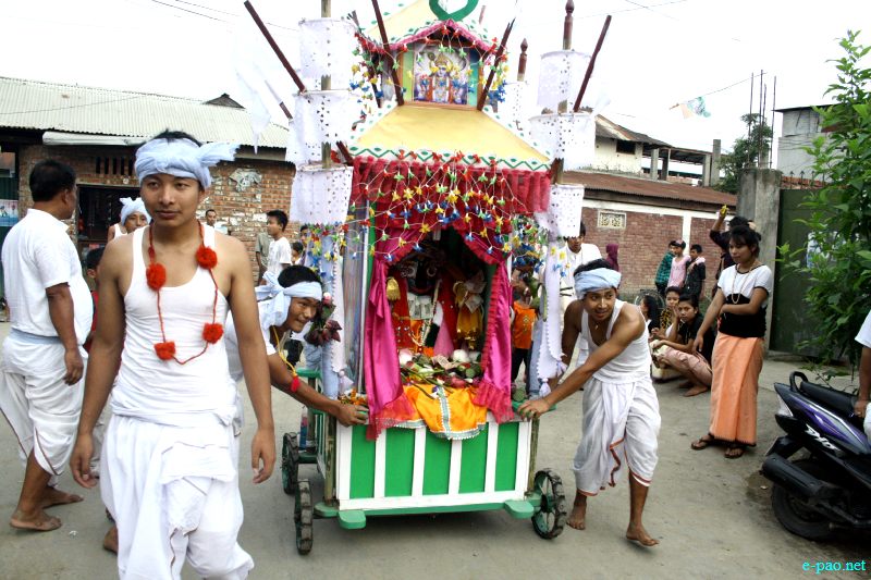 Kanglen - Last day of Kang in various places in Imphal city , Manipur :: June 29 2012