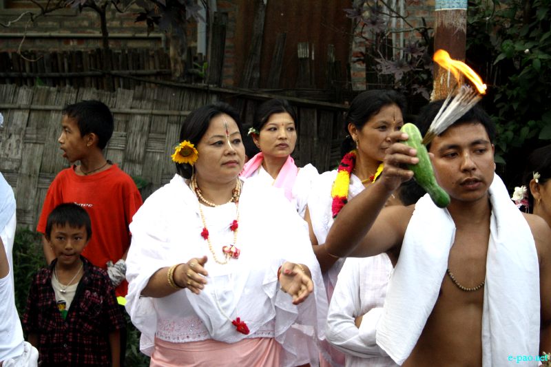 Kanglen - Last day of Kang in various places in Imphal city , Manipur :: June 29 2012