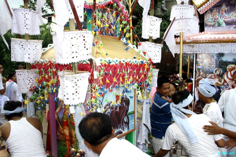 Kanglen - Last day of Kang in various places in Imphal city , Manipur :: June 29 2012