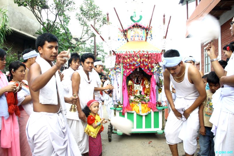 Kanglen - Last day of Kang in various places in Imphal city , Manipur :: June 29 2012