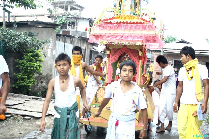 Kanglen - Last day of Kang in various places in Imphal city , Manipur :: June 29 2012