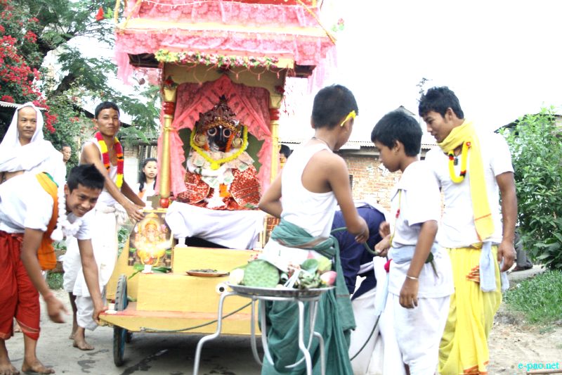 Kanglen - Last day of Kang in various places in Imphal city , Manipur :: June 29 2012