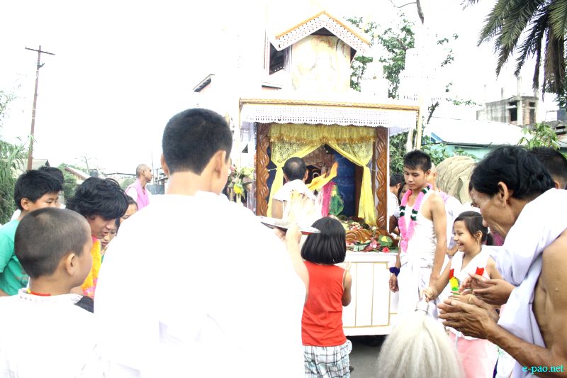Kanglen - Last day of Kang in various places in Imphal city , Manipur :: June 29 2012