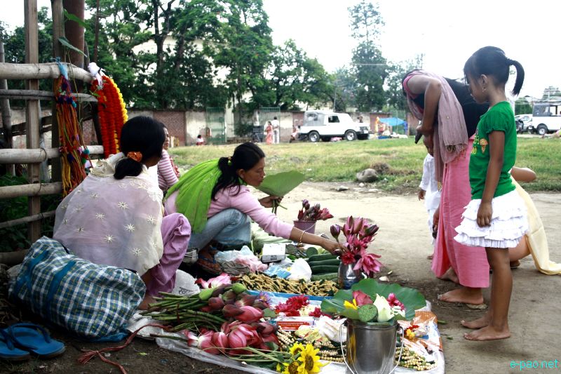 Pre-Kang Chingba - Scenes ahead of Kang Chingba at Konung Area, Imphal :: June 21 2012