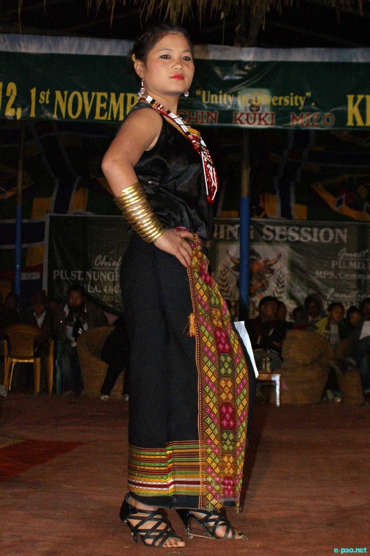 Miss Kut Contest at Chandel District level Kut festival at Molnoi Khului Ground, Chandel :: 01 November 2012