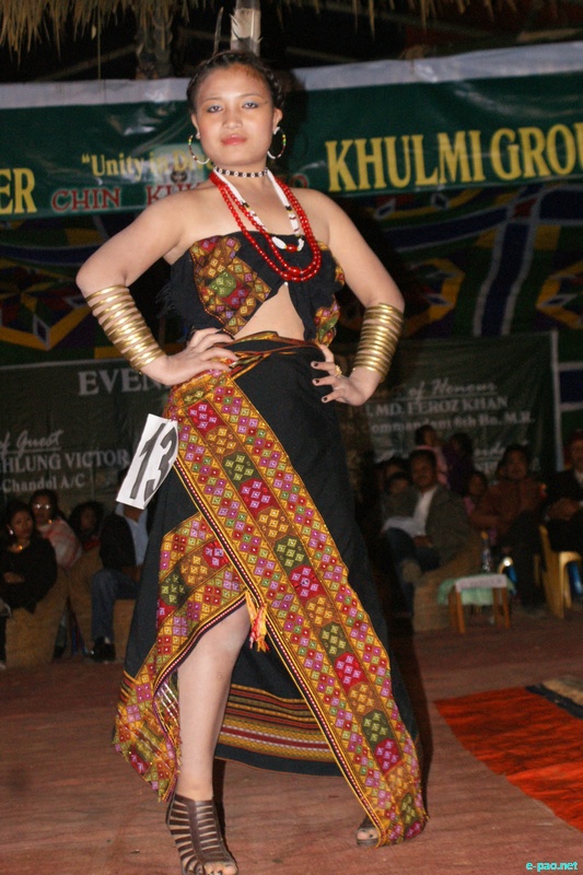Miss Kut Contest at Chandel District level Kut festival at Molnoi Khului Ground, Chandel :: 01 November 2012