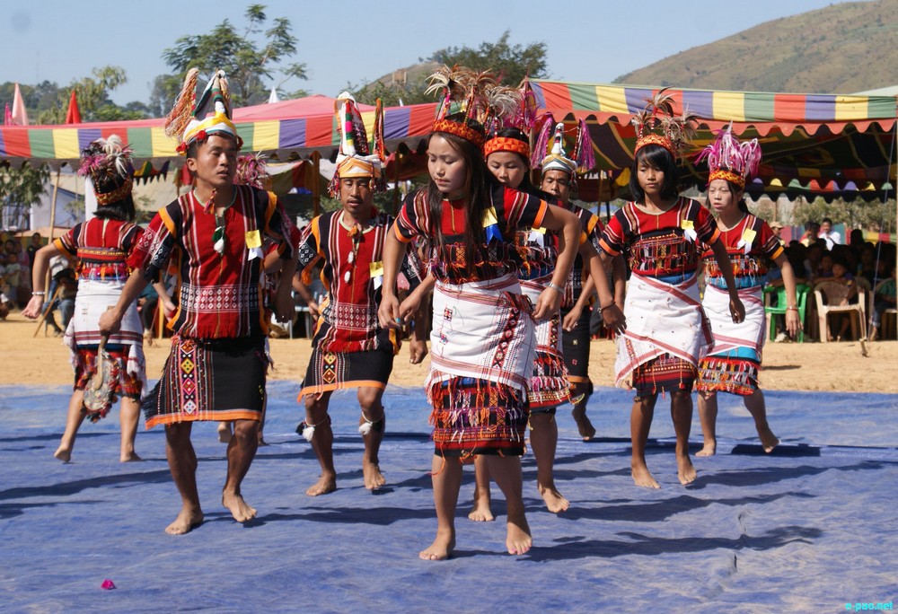 Cultural Programmes at Chandel District level Kut festival at Molnoi Khului Ground, Chandel :: 01 November 2011