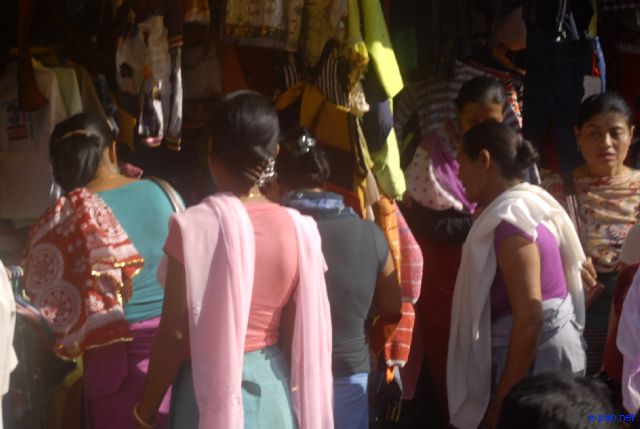 Market Scene :: Ningol Chakkouba at Khwairamband Keithel, Imphal on October 27 2011