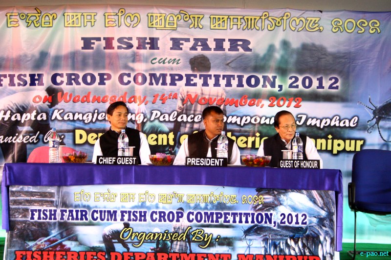 Fish Fair cum Fish crop competition, 2012  at  Hapta Kangjeibung, Imphal :: 14  November, 2012