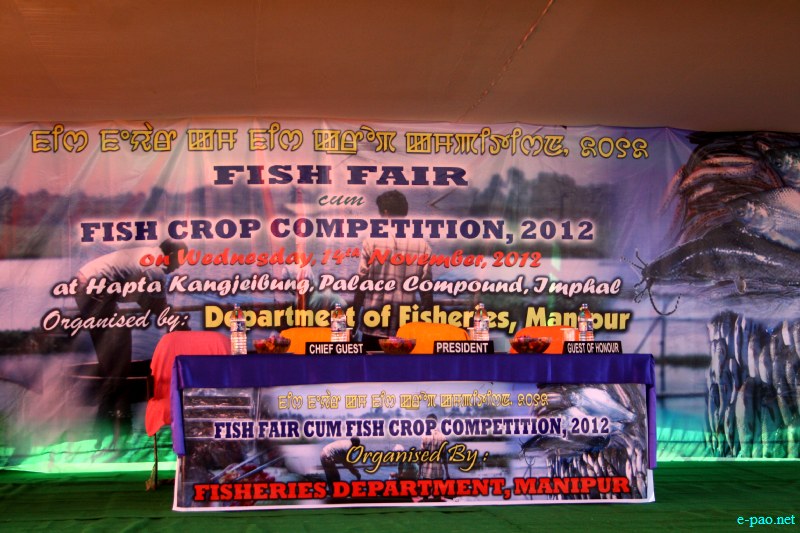 Fish Fair cum Fish crop competition, 2012  at  Hapta Kangjeibung, Imphal :: 14  November, 2012