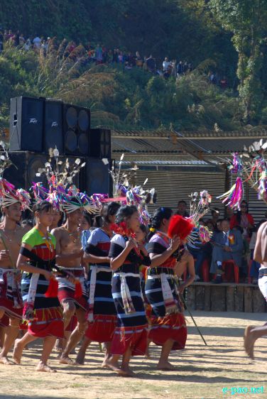 Zeliangrong Dance Presentation at 8th State Level Orange festival 2011 at Tamenglong :: 16 Dec 2011