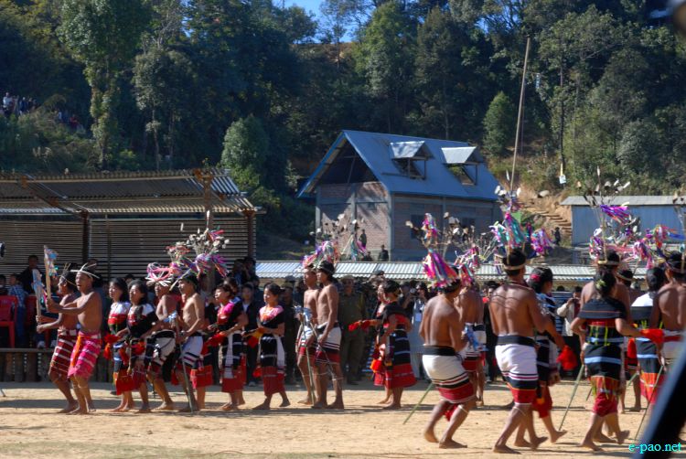 Zeliangrong Dance Presentation at 8th State Level Orange festival 2011 at Tamenglong :: 16 Dec 2011