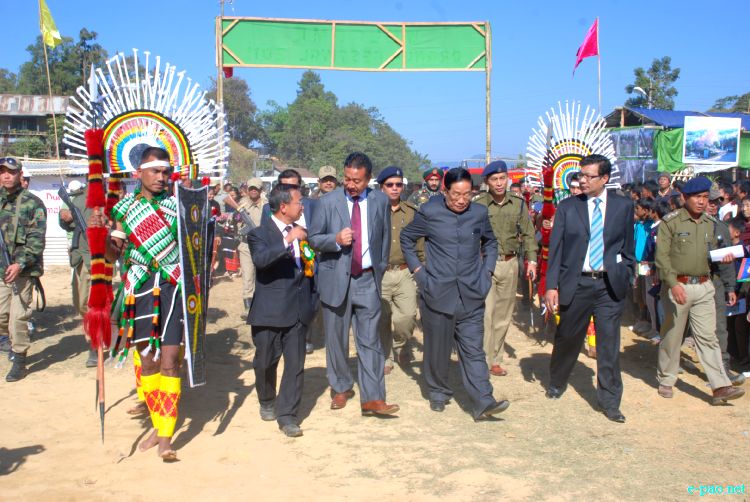 Zeliangrong Dance Presentation at 8th State Level Orange festival 2011 at Tamenglong :: 16 Dec 2011