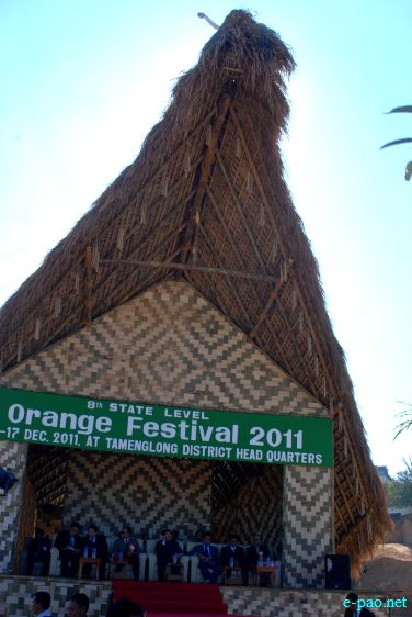 Zeliangrong Dance Presentation at 8th State Level Orange festival 2011 at Tamenglong :: 16 Dec 2011