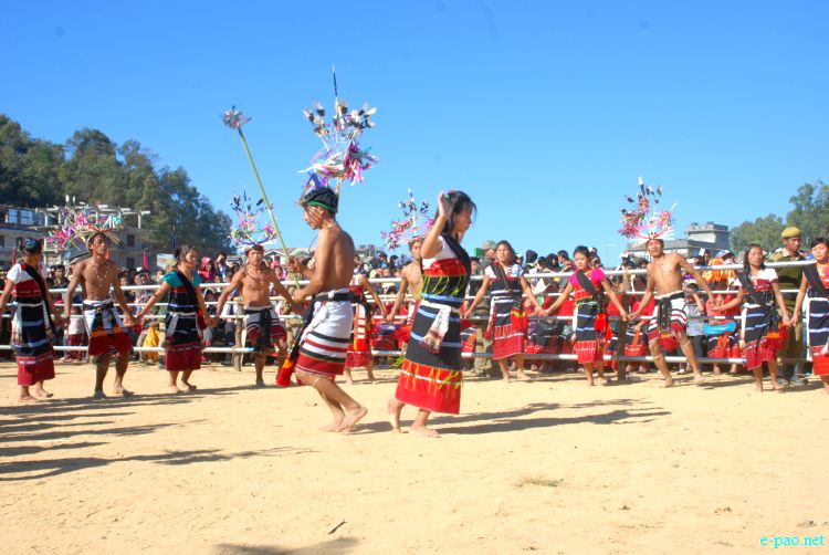Zeliangrong Dance Presentation at 8th State Level Orange festival 2011 at Tamenglong :: 16 Dec 2011