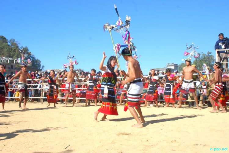 Zeliangrong Dance Presentation at 8th State Level Orange festival 2011 at Tamenglong :: 16 Dec 2011