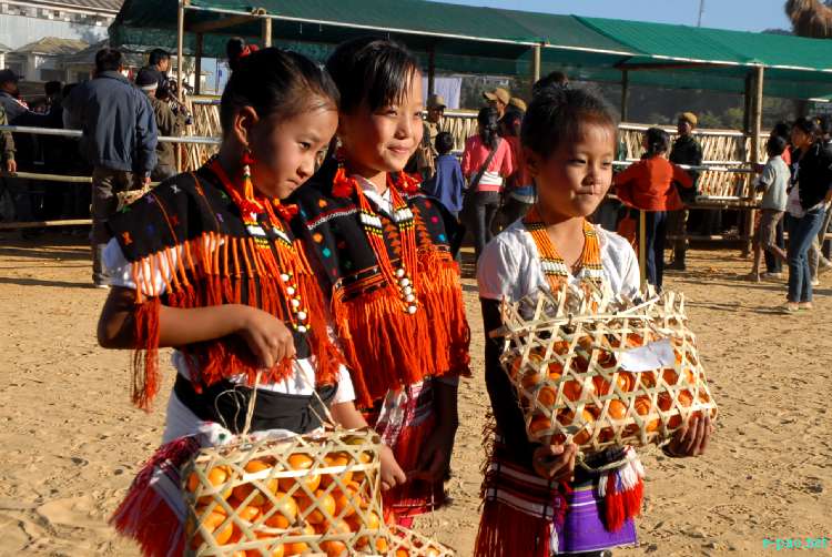 Rongmei kids at the 8th edition of Orange Festival on 16th & 17th December 2011