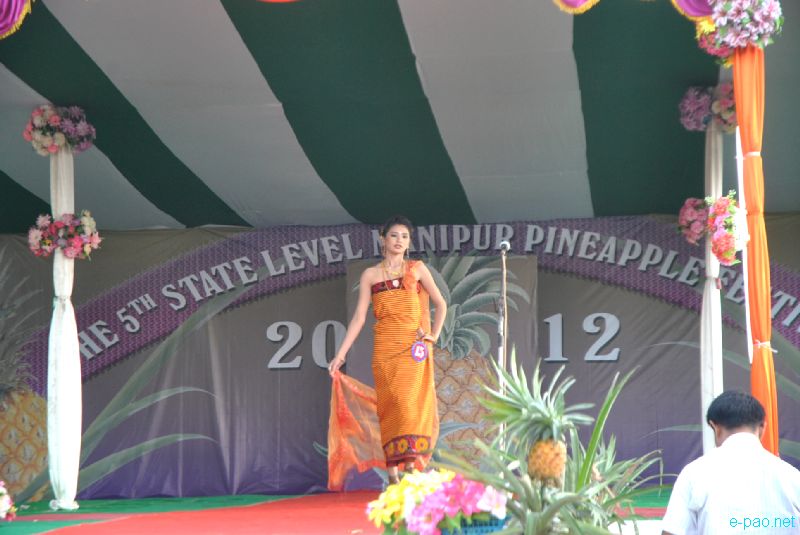 Manipur Pineapple Queen Contest at the 5th State Level Manipur Pineapple Festival 2012 :: September 01 2012