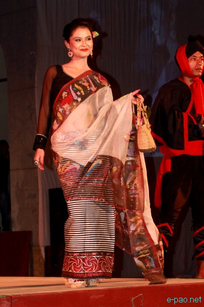 Fashion show featuring personalities of Manipur at Manipur Sangai Tourism Festival 2012 :: 29 Nov 2012