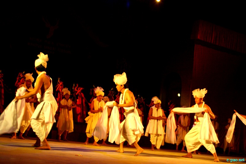 An audio visual performance based on the 'Theme Songs' of Manipur Sangai Festival 2012 (Opening Night) :: 21 Nov 2012
